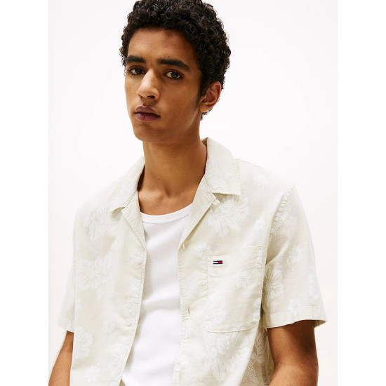 Tommy Hilfiger Ανδρικό πουκάμισο Regular Fit Textured Short Sleeve Shirt